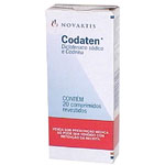 Bula e Preço CODATEN 50+50MG CX 20 COMP NOVARTIS. Bula, princípio ativo ...