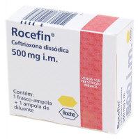 Bula e Preço ROCEFIN IM 500MG CX 1FA+AMP DIL X 2ML ROCHE. Bula ...